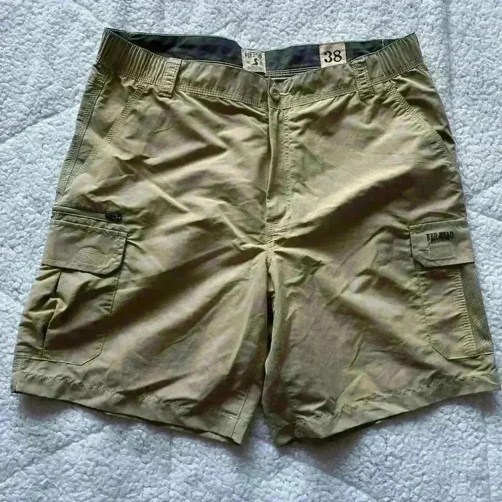 NWT Water resistance Red  Head shorts size 38